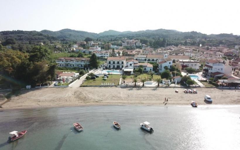 Umbrella Beach Apartments Kávos Exteriér fotografie