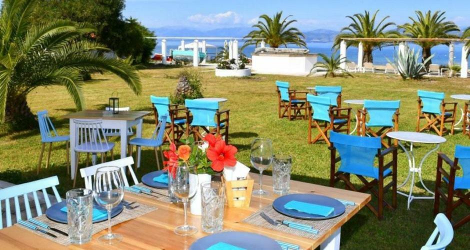 Umbrella Beach Apartments Kávos Exteriér fotografie