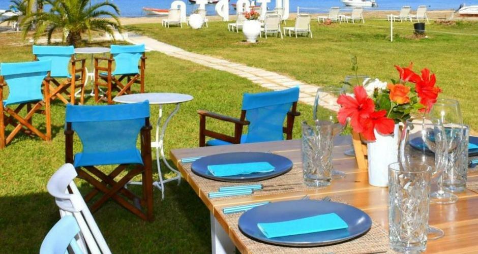 Umbrella Beach Apartments Kávos Exteriér fotografie